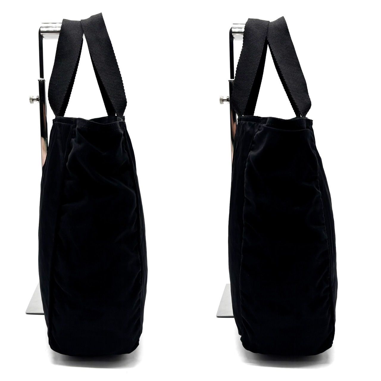 良品】 PRADA プラダ 三角プレート トートバッグ ハンドバッグ 