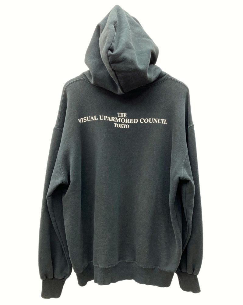 アンダーカバー UNDERCOVER  × ダブルタップス WTAPS 初期 プルオーバー パーカー フーディ 黒 BLACK サイズ不明 パーカ ロゴ ブラック 104MT-340