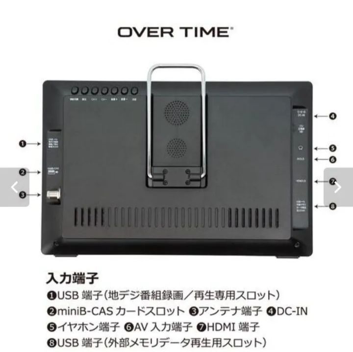 ✳️Sale【匿名配送・新品】 9インチ  ポータブル液晶テレビ-4