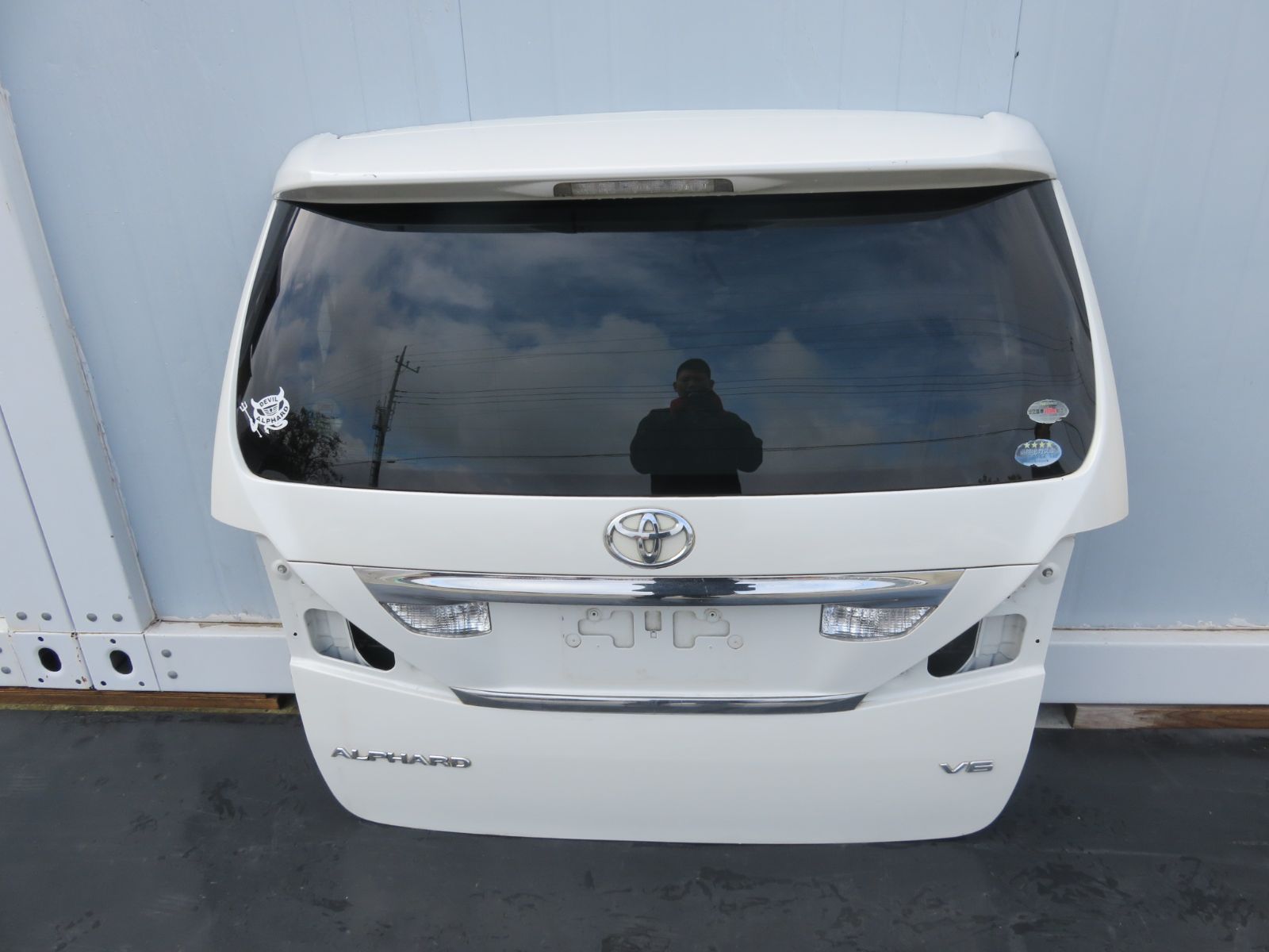 SFC2610 アルファード ANH20W ANH25W GGH20W GGH25W 前期 純正 バックドア リアゲート トランク ハッチバック 070 パールホワイト