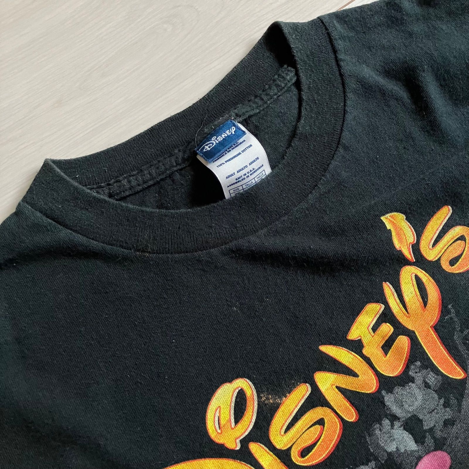 7人のこびと Tシャツ XLサイズ 黒 藤ヶ谷太輔 着用 ディズニー 小人