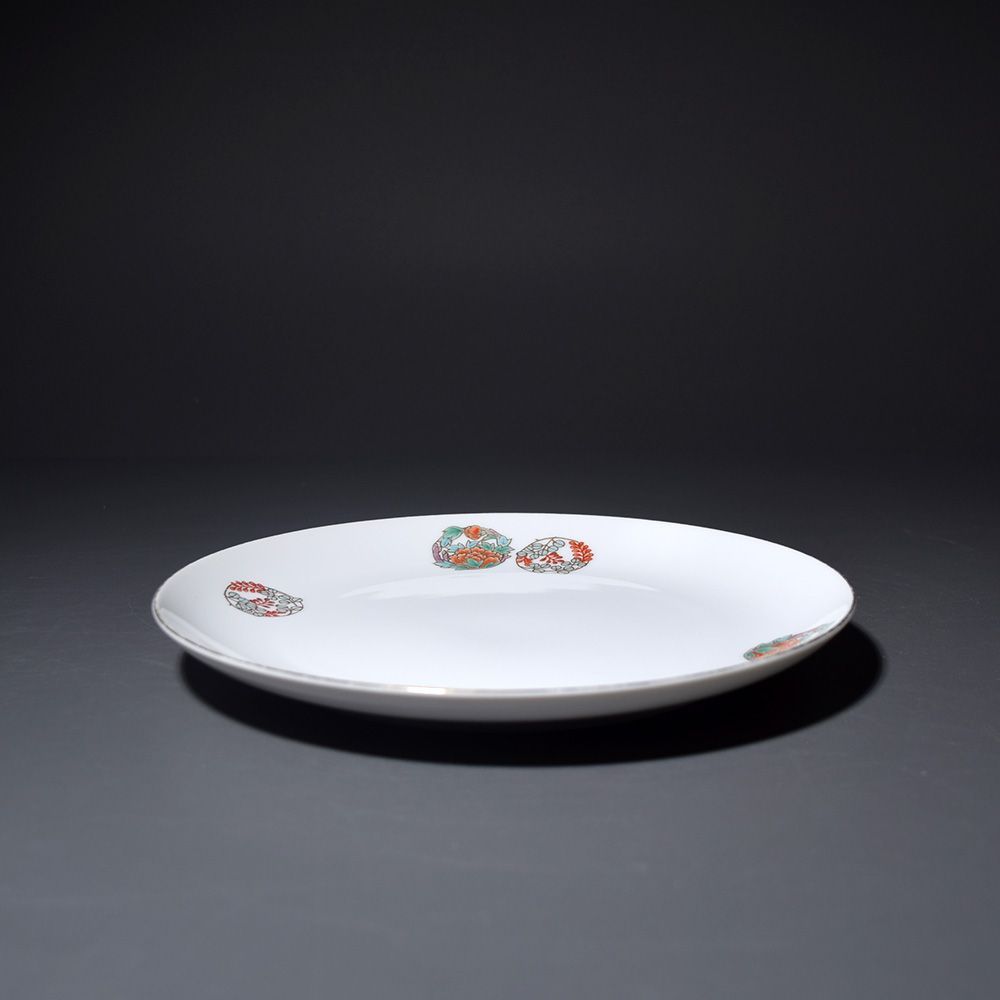 深川製磁　宮内庁御用達　丸皿　小皿　ぶどう5枚セットA 深川製磁 宮内庁御用達 丸皿 小皿 ぶどう5枚セットA 宮内庁御用達 深川