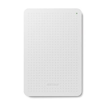 【中古】BUFFALO ミニステーション ターボPC EX2 Plus対応 USB3.0ポータブルHDD 500GB ホワイト HD-PCF500U3-WC