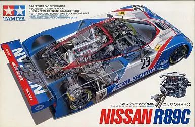 【中古】プラモデル 1/24 ニッサン R89C 「スポーツカーシリーズ No.93」 ディスプレイモデル [24093]
