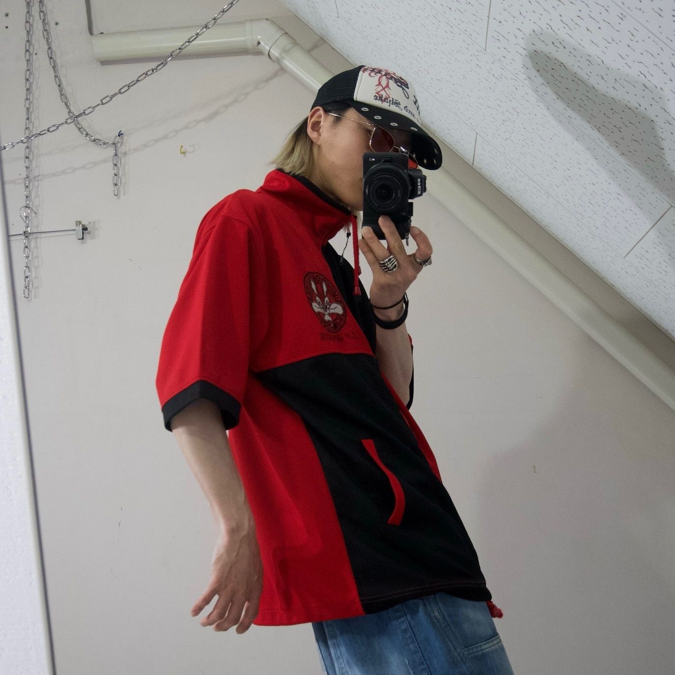 Looney Tunes Wile E Coyote Embroidery Bi-Color Panels