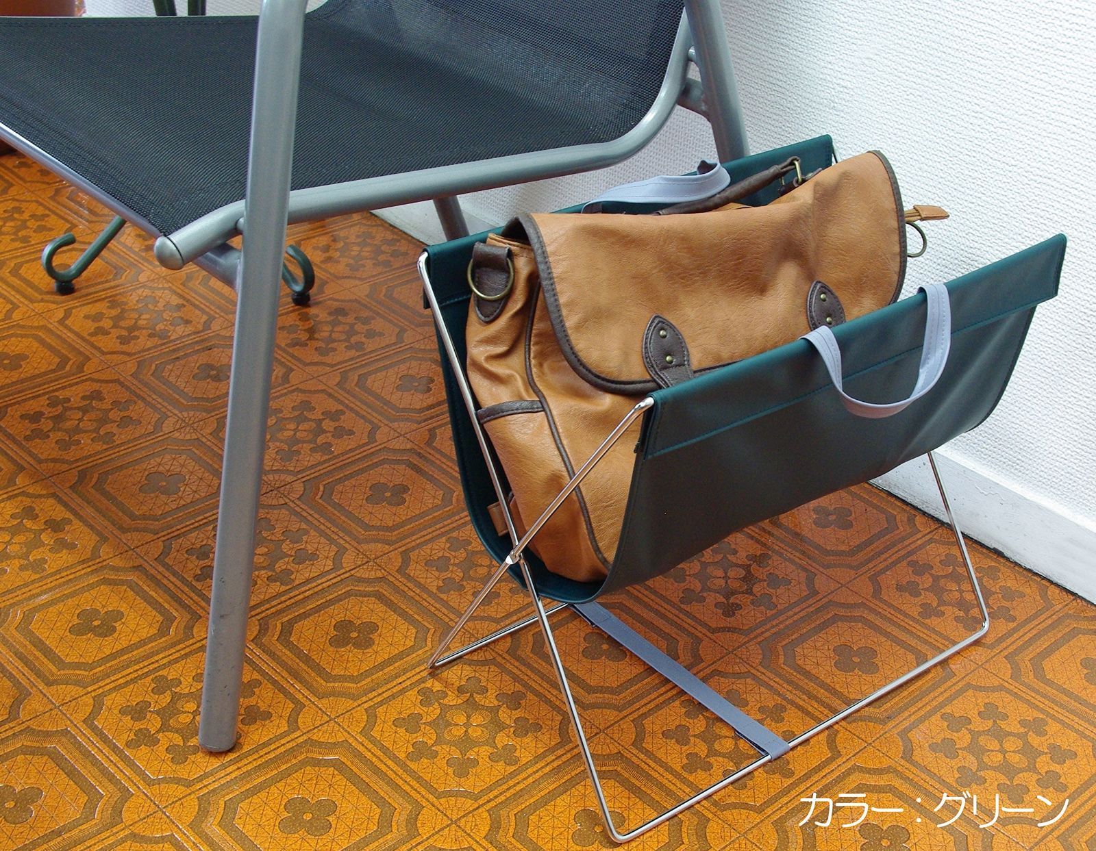 サキ R-357BR セルフワゴン レザースタイル PVC ブラウン ラゲッジ② Amazon｜サキ 手荷物入れ セルフワゴン レザー調 PVC ブラウン R-357BR