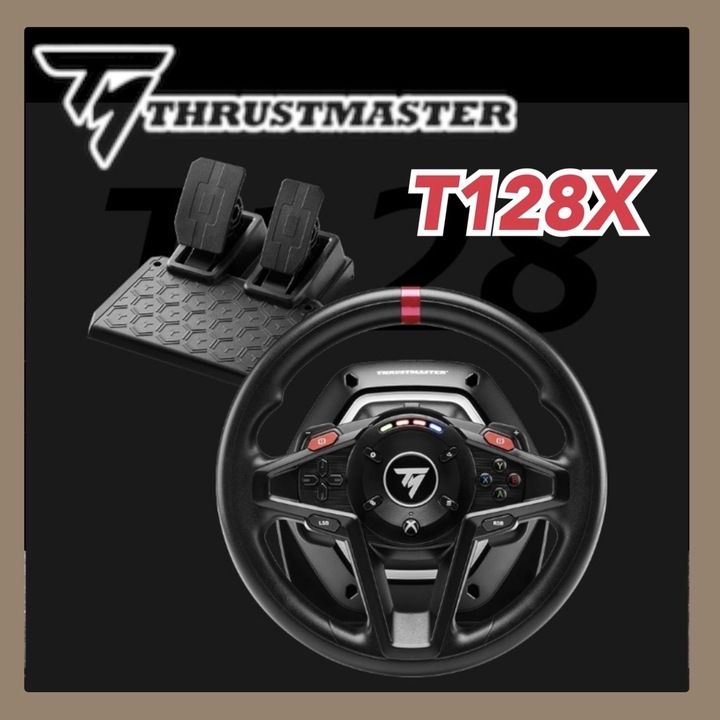 開封済・未使用品】Thrustmaster スラストマスター T128 磁気ペダル 