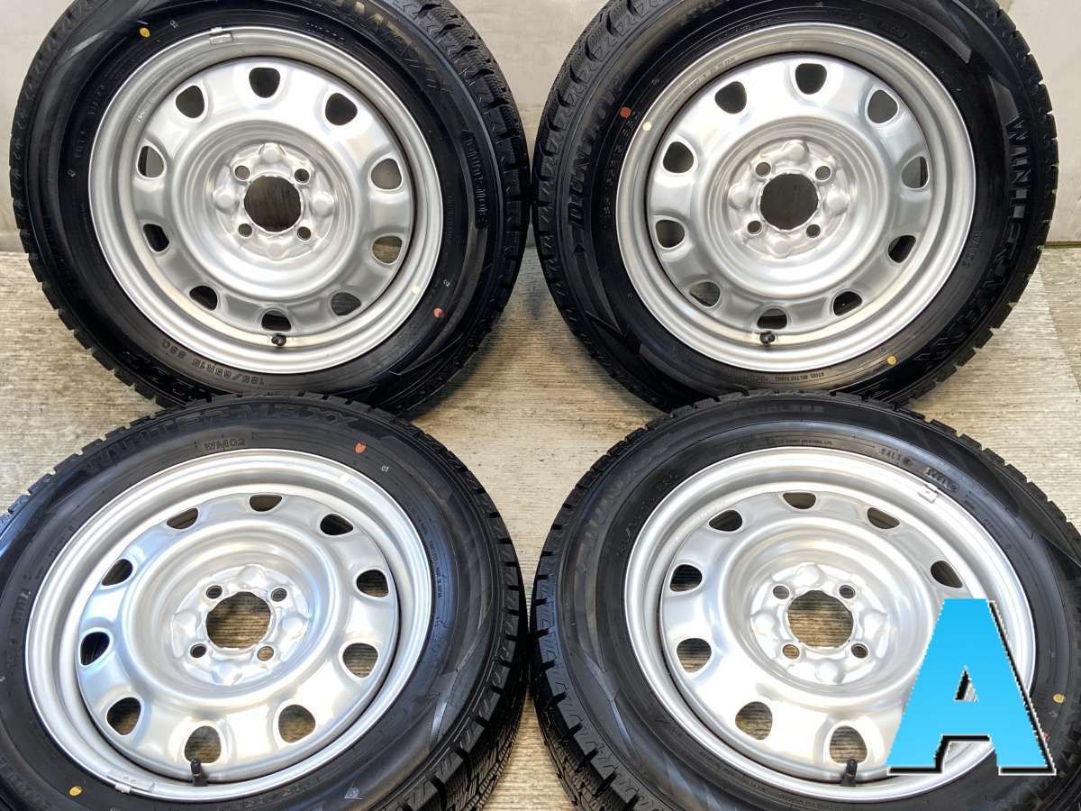 185|65R15 ダンロップ ウィンターマックス WM02 TOPY M60 15x5.5 100-4穴 タイヤ スタッドレスタイヤ ホイールセット 4本セット w15250612044
