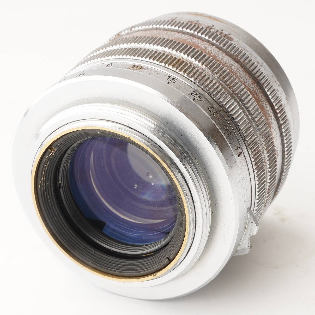 CANON LENS 50mm F1.8 ライカL39マウント Canon 50mm F1.8 L39マウント Canon Lens 銀鏡胴タイプ整備記録