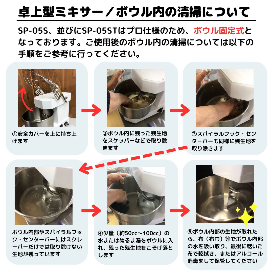 卓上型スパイラルミキサー SP-05ST - メルカリ