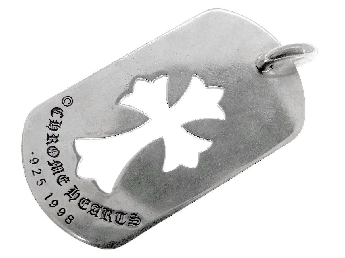 クロムハーツ CHROME HEARTS □ 【 LARGE DOGTAG 】 カットアウト CH