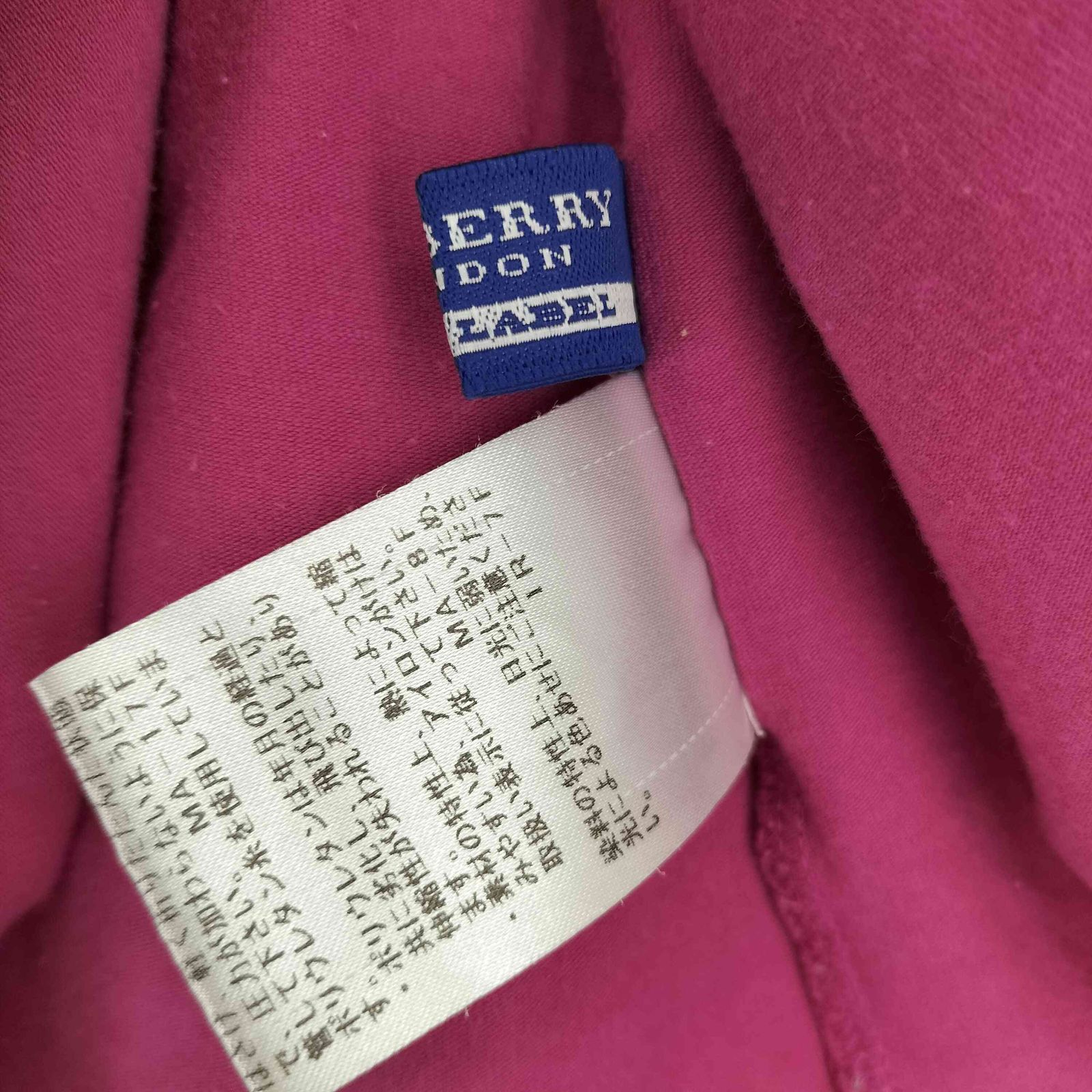 バーバリーブルーレーベル キャミソール ロゴ 総柄 38サイズ ピンク ブルー バーバリーブルーレーベル BURBERRY BLUE LABEL ロゴ刺繍