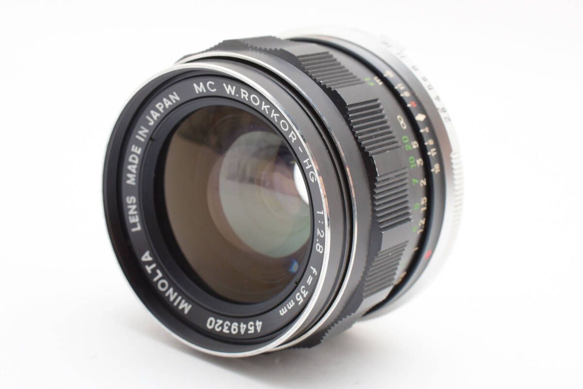 ☆ミノルタ MINOLTA MC W.ROKKOR-HG 35mm F2.8 ☆ T1＃4718 - メルカリ