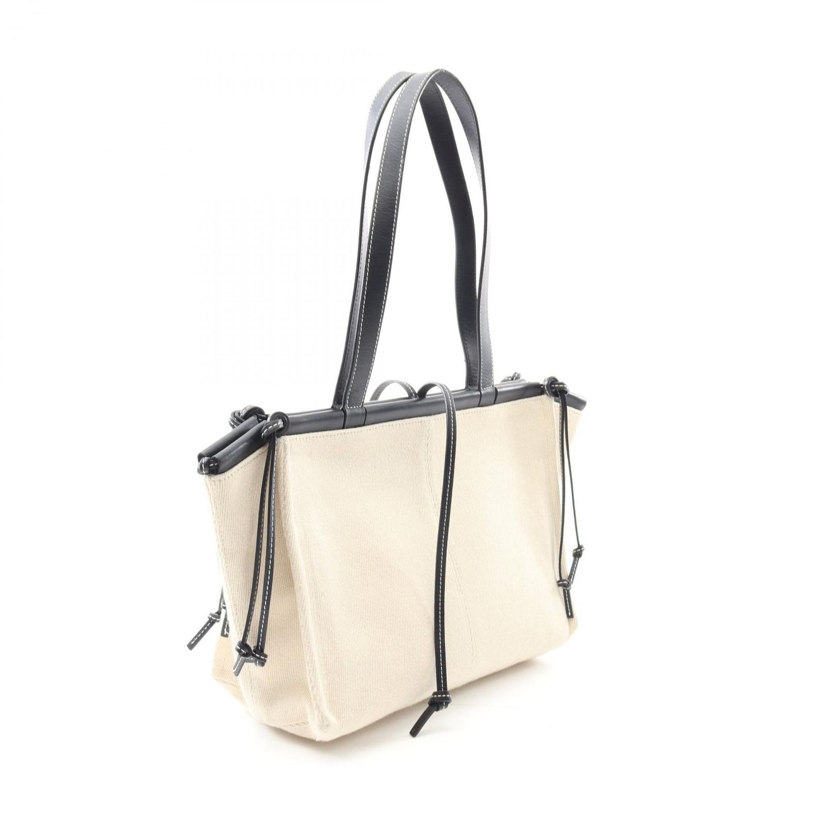 ロエベ LOEWE クッショントートバッグ アイボリー ホワイト