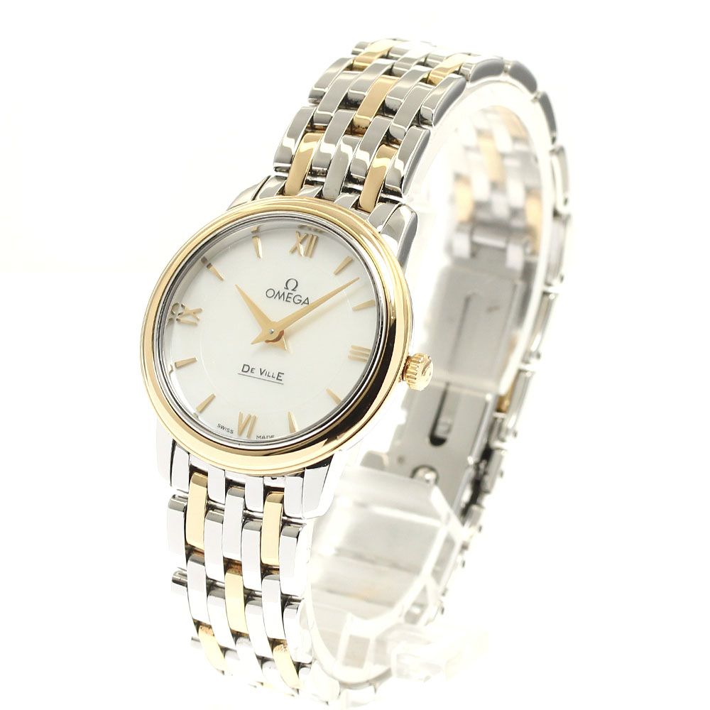 オメガ OMEGA 424.20.27.60.05.001 デビル プレステージ YGコンビ  