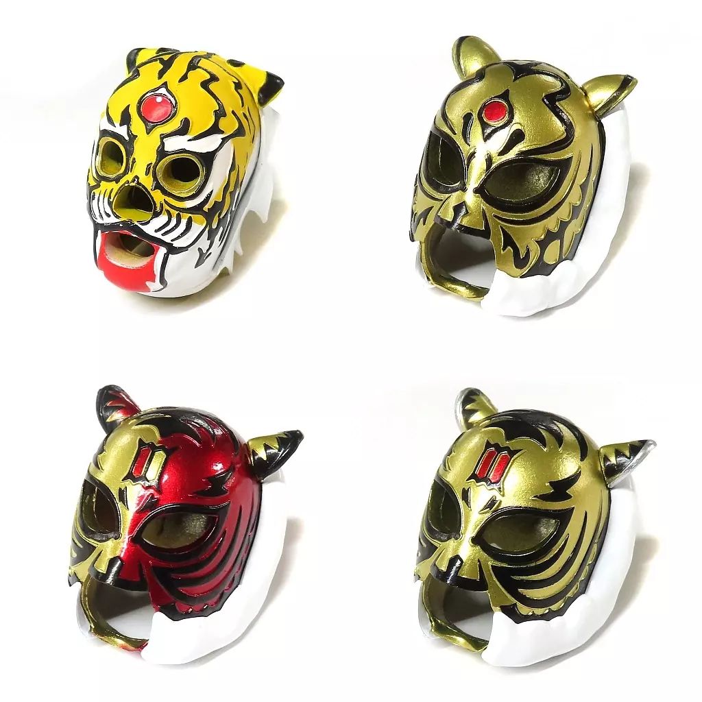 蘇る猛虎伝説 初代タイガーマスク・コレクション 全4種 コンプ ガチャ