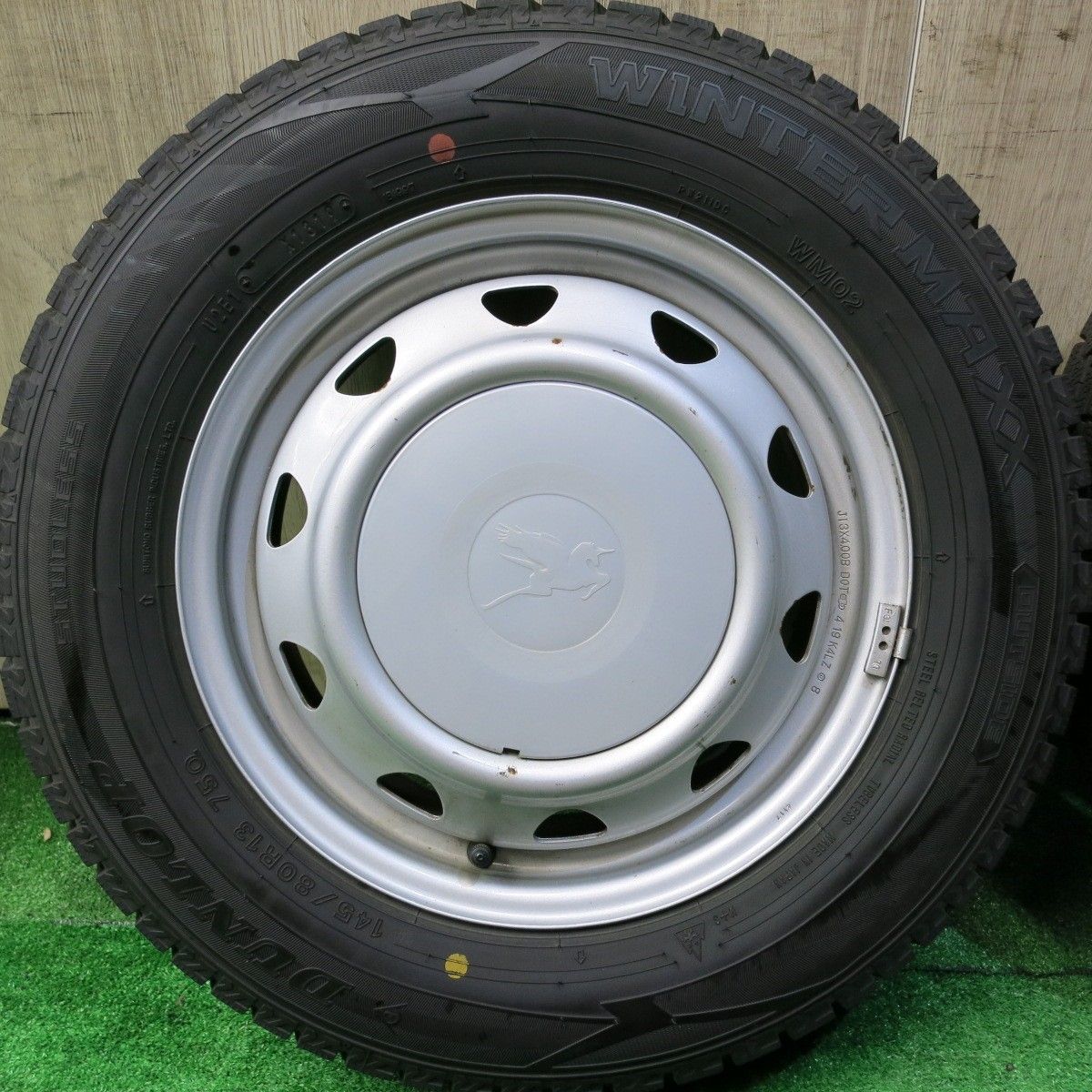 キレイ☆スタッドレス 145/80R13 ダンロップ ウインターマックス WM02 