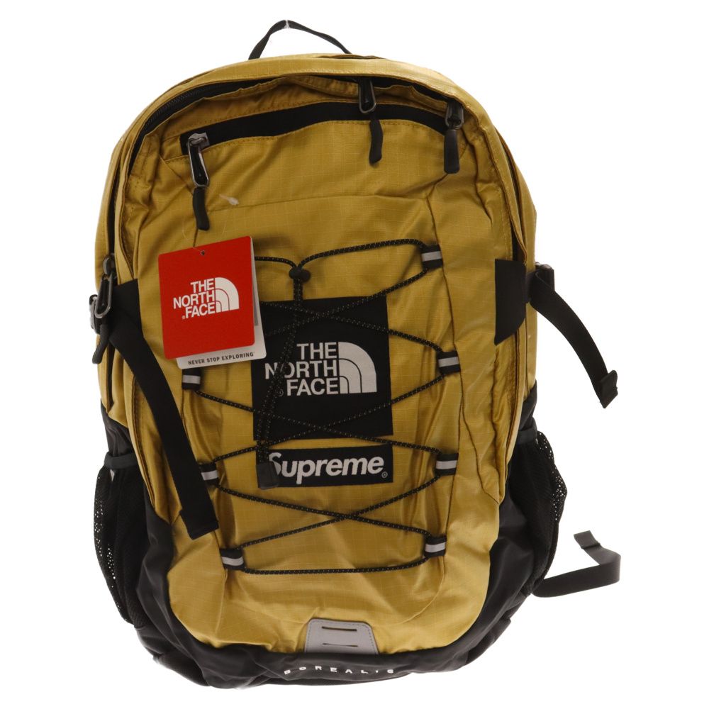 SUPREME (シュプリーム) 18SS×THE NORTH FACE Metallic Borealis Backpack ザノースフェイス  メタリック バックパック リュック ゴールド NM81836I - メルカリ