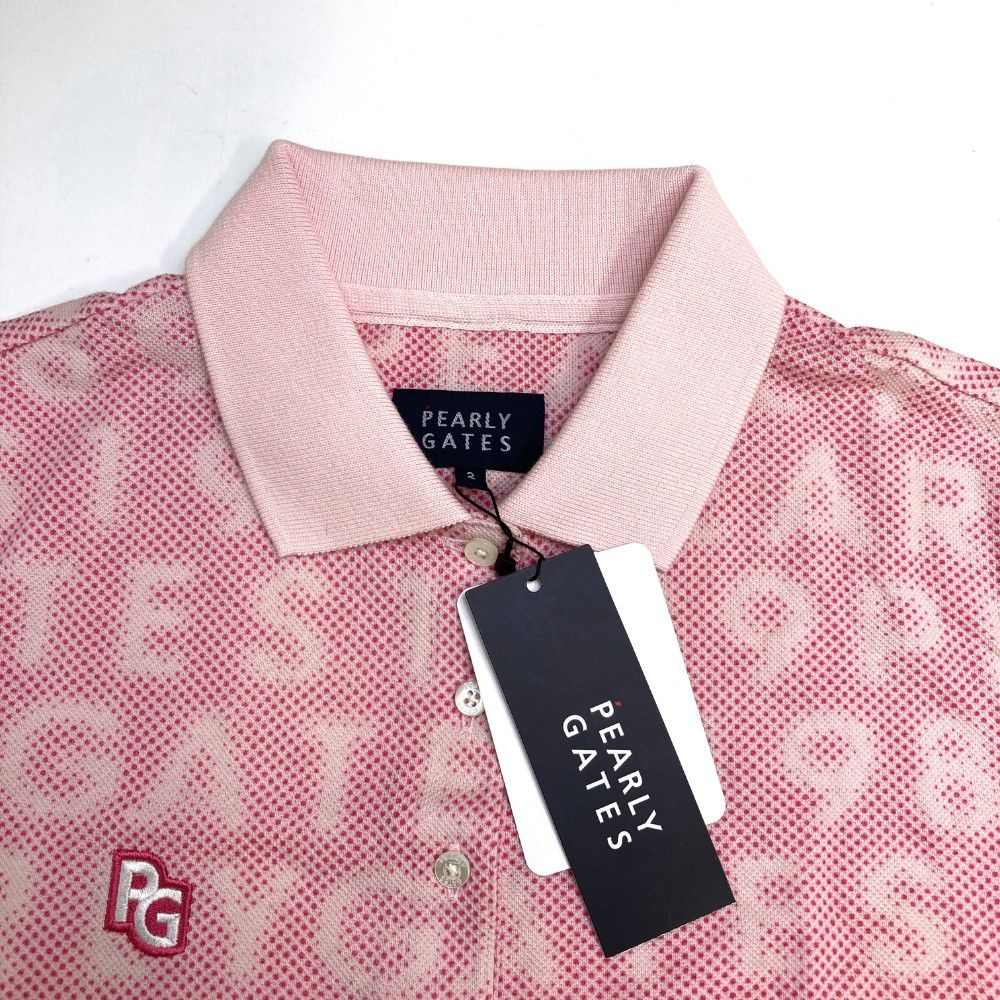 サイズ：2 PEARLY GATES パーリーゲイツ 2023年モデル 半袖ポロシャツ