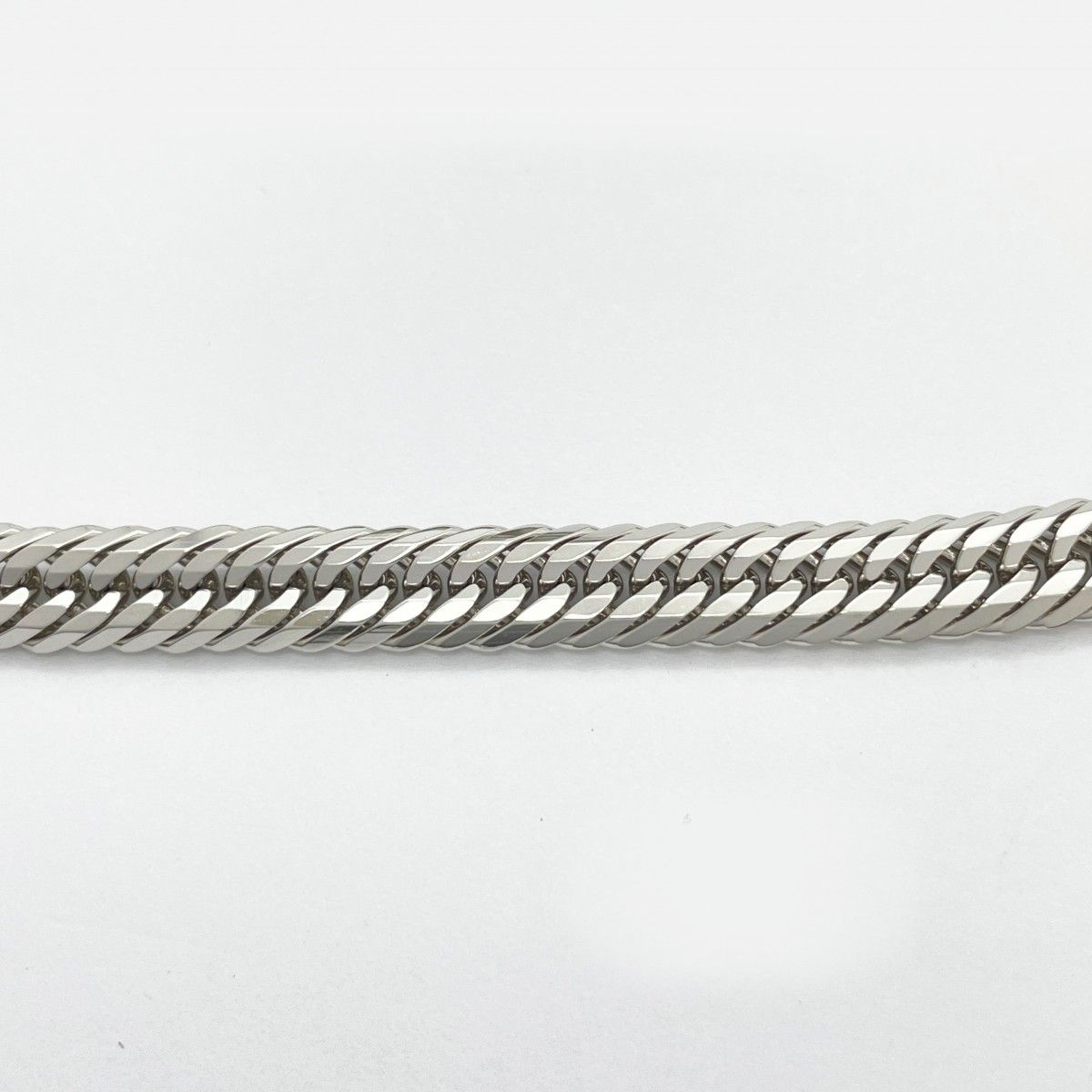 5khi017 喜平 ブレスレット Pt850 プラチナ トリプル 12面 20.4cm 21.4g キヘイ メンズ レディース ユニセックス