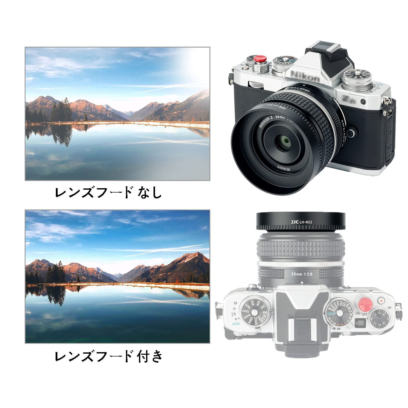新品 JJC ねじ込む式 アルミ レンズフード Nikon Nikkor Z 28mm 新品 JJC ねじ込む式 アルミ レンズフード Nikon Nikkor Z 28mm