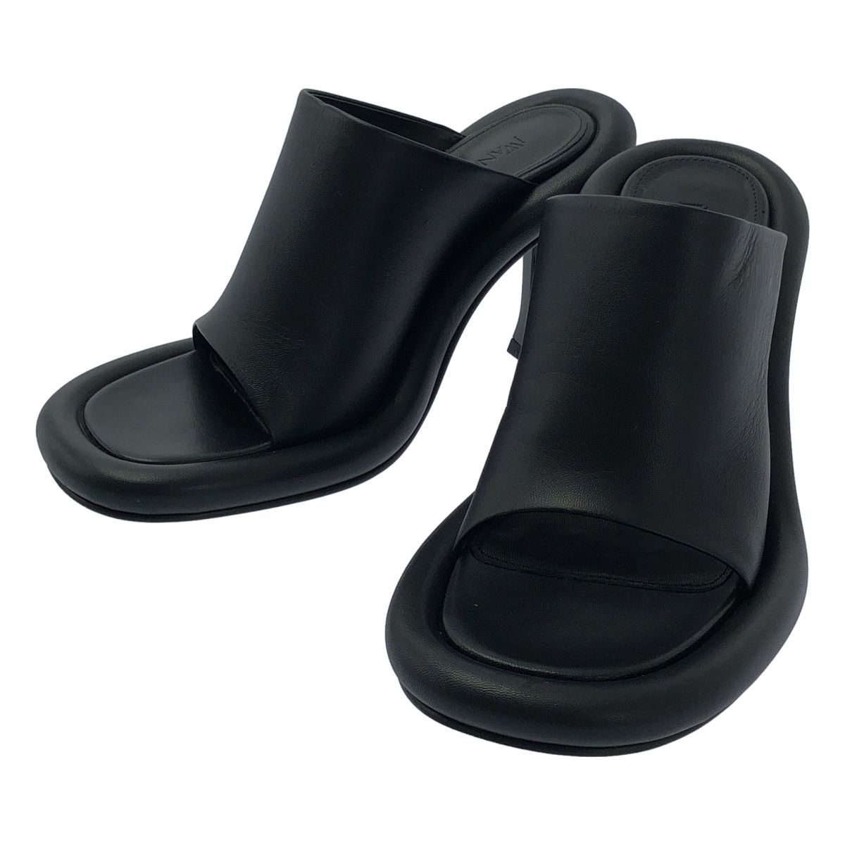 J W Anderson チャンキーヒール ミュール JW Anderson＞PAW LEATHER MULES/ミュール