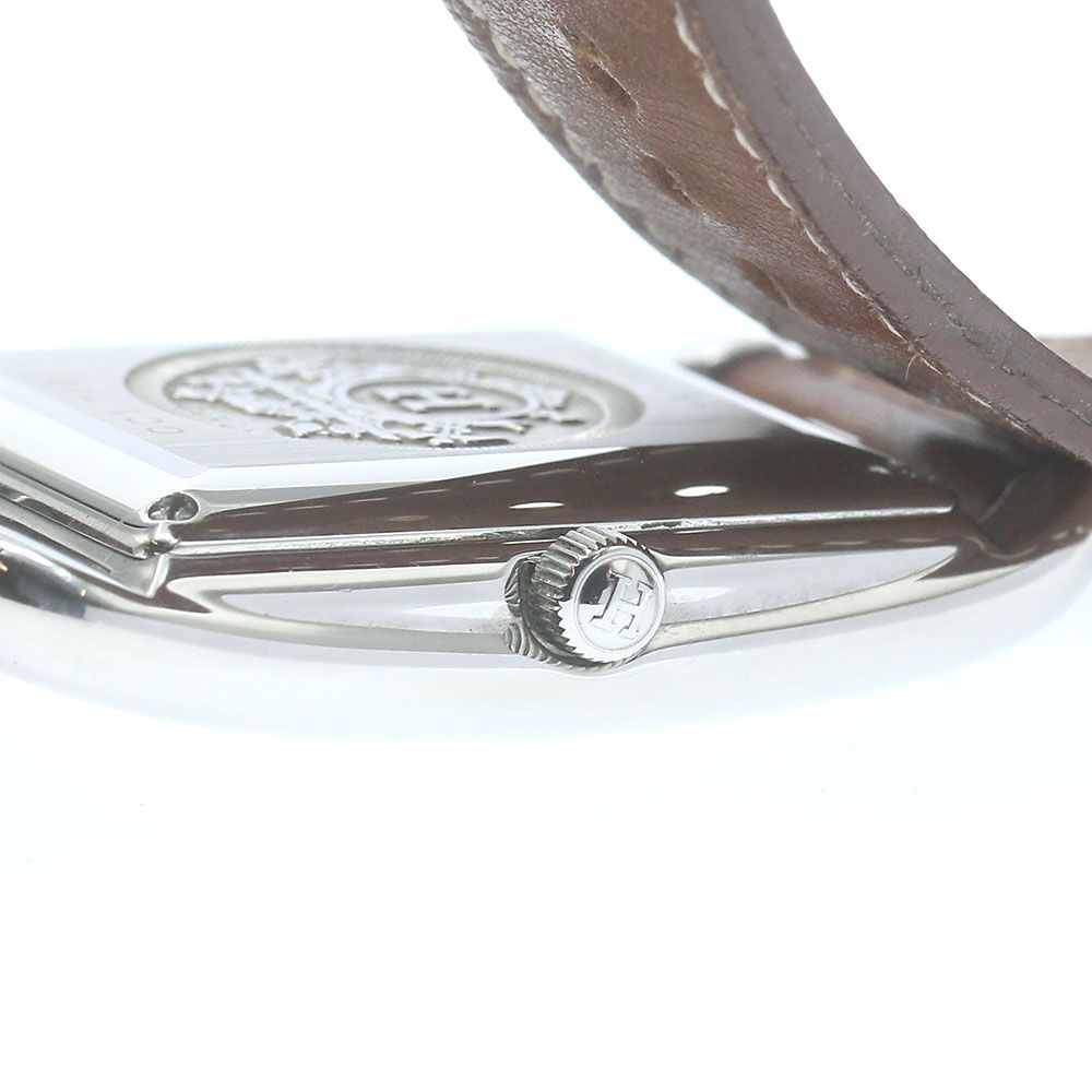 HERMES エルメス レディース ショート バイカー ベージュ Hロゴ