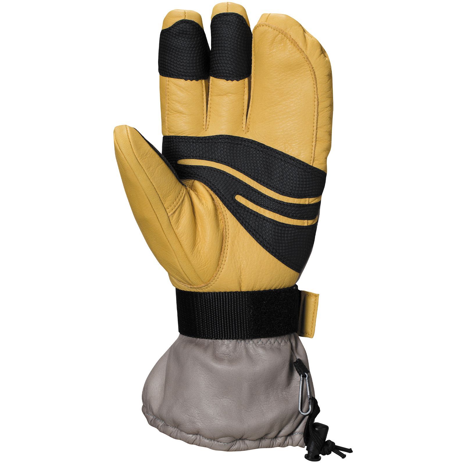 TAUBERT トーバート FINGER 4-NORTH 40 LightGrey Natural 25-26 Made in JAPAN ライトグレー ナチュラル スキー グローブ