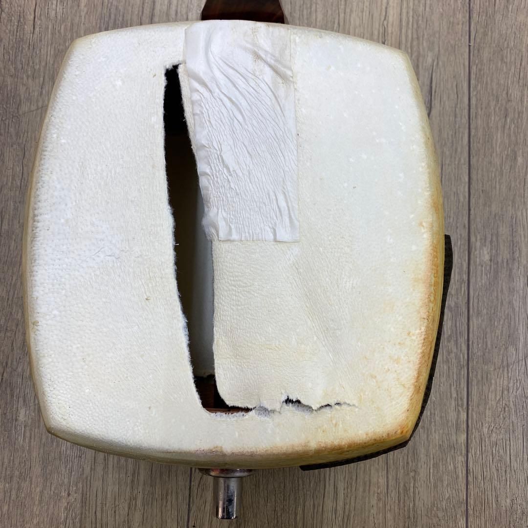 津軽三味線綾杉胴金細K18刻印ケース付