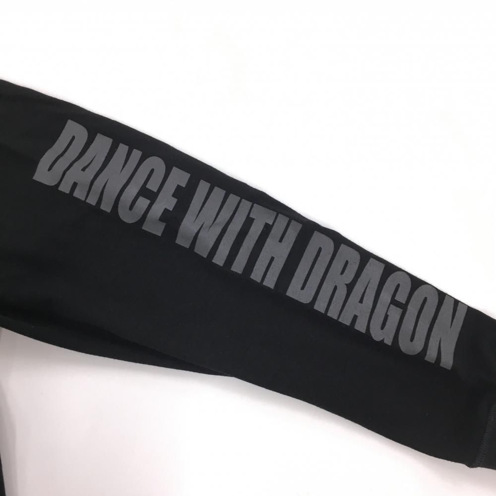 ダンスウィズドラゴン 長袖ハイネックシャツ ピンク×グレー