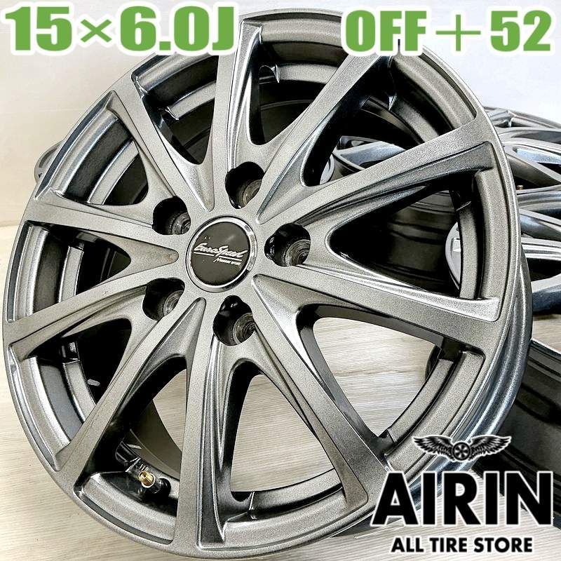 15インチ アルミ EuroSpeed ユーロスピード MANARAY SPORT 4本セット ストリーム プレマシー アクセラ プレマシー ラフェスタハイウェイスター アクセラ アルミホイール アルミホイール ホイール 社外ホイール ホイール