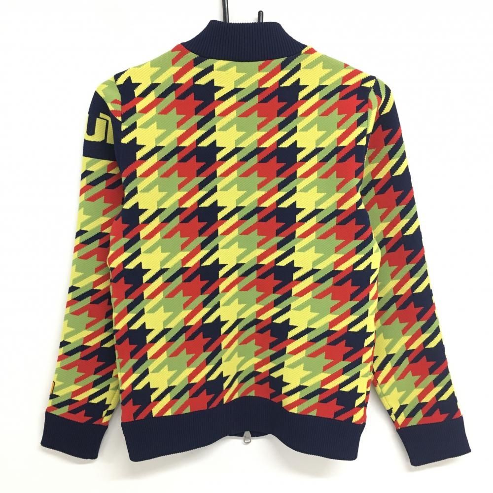 未使用　ラウドマウス裏蓄熱軽量ニットジャケット 千鳥柄 ブラック　XL 未使用ラウドマウス裏蓄熱軽量ニットジャケット 千鳥柄 ブラックXL