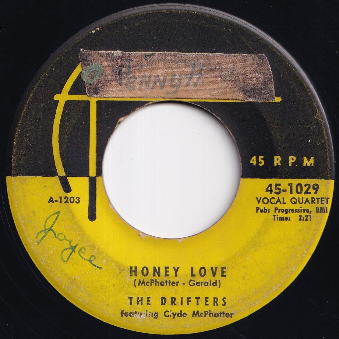 Drifters Honey Love / Warm Your Heart Atlantic US 45-1029