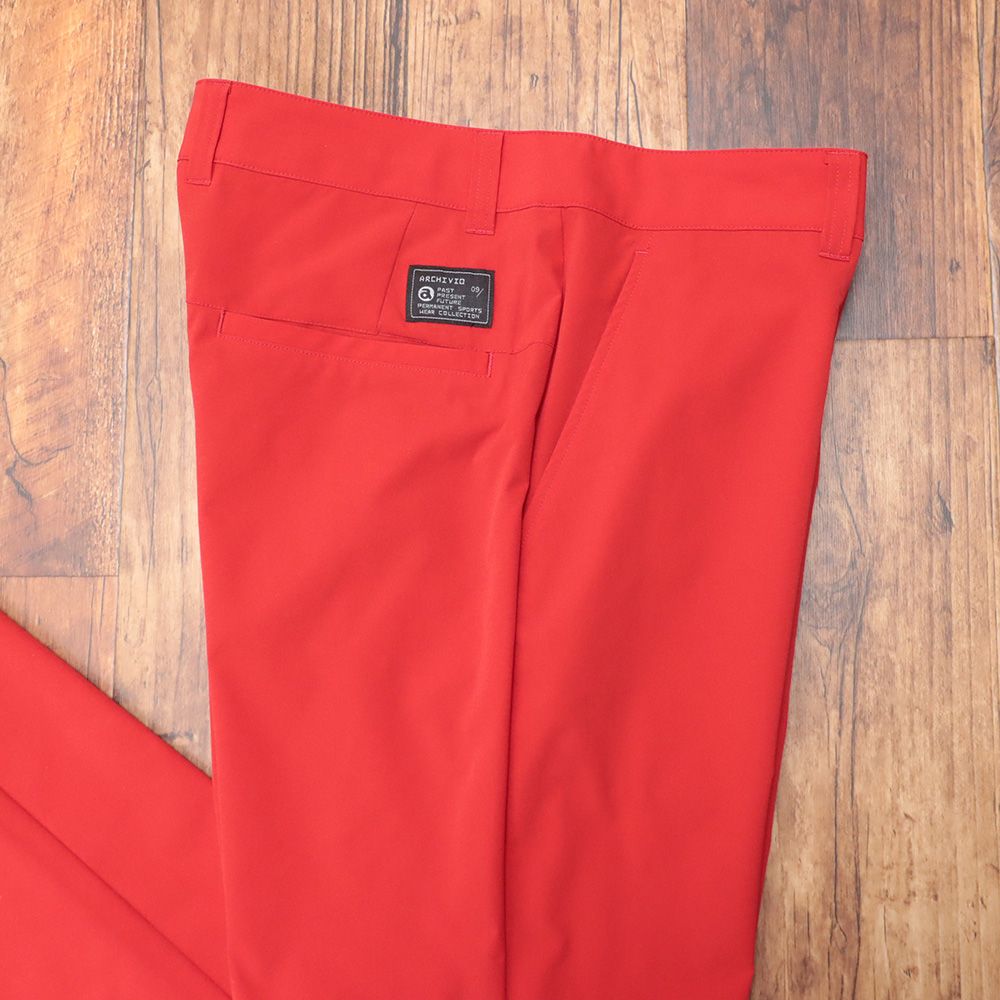 春夏/archivio/48サイズ/ゴルフ パンツ A287614 撥水 ストレッチ 無地