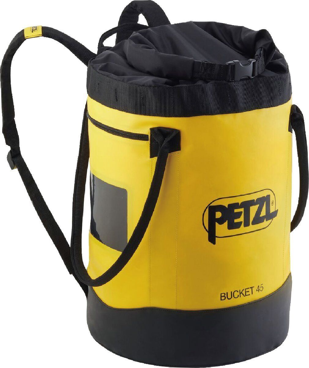PETZL ペツル S001AA02 バックパック バケット 45 イエロー 品番 S001AA02 ツールバック つーるばっく 道具 工具 ロープ 収納 ケース