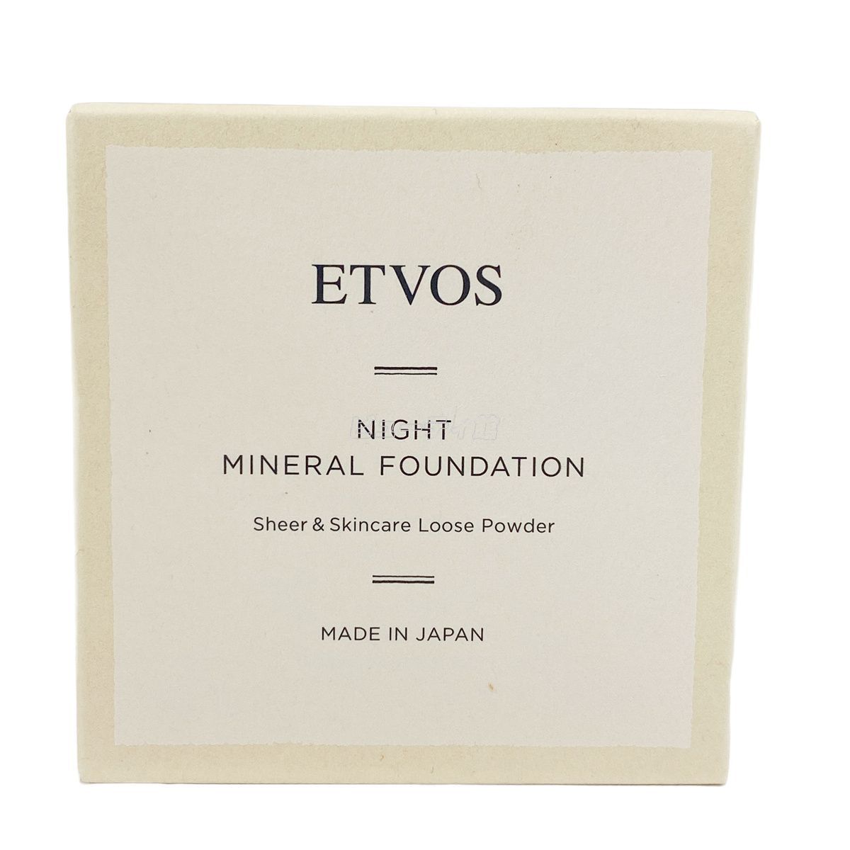 ETVOS エトヴォス ナイトミネラルファンデーション 5g 3個セット 夜用ファンデ フェイスパウダー ファンデーション 化粧下地 ミネラルファンデーション