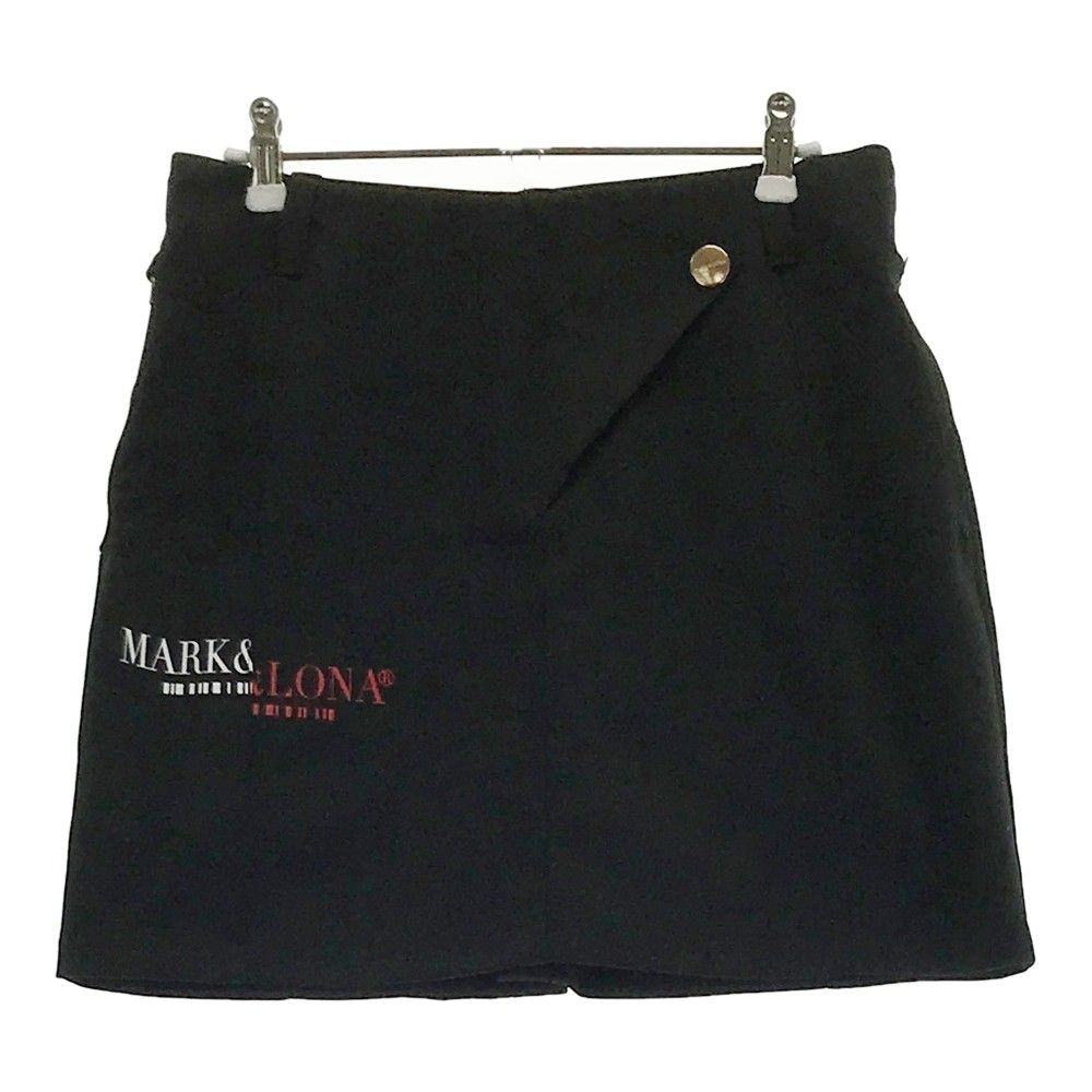 サイズ：40 MARK&LONA マークアンドロナ インナー付 スカート ブラック