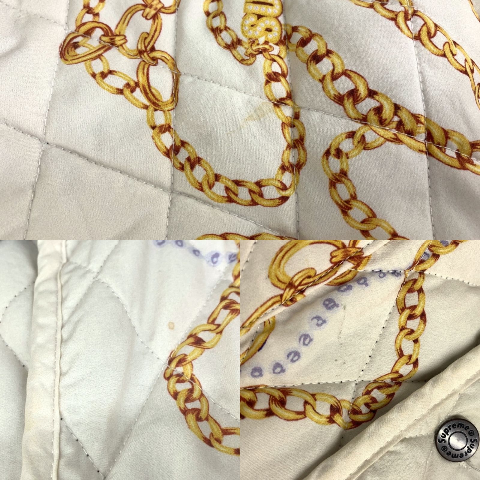 Supreme (シュプリーム) 20AW Chains Quilted Jacket チェーン キルト 