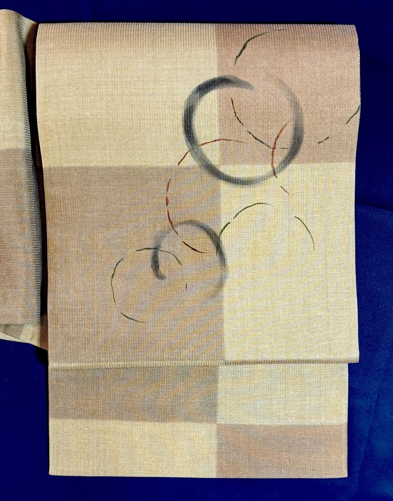 本場縞大島地 未着用