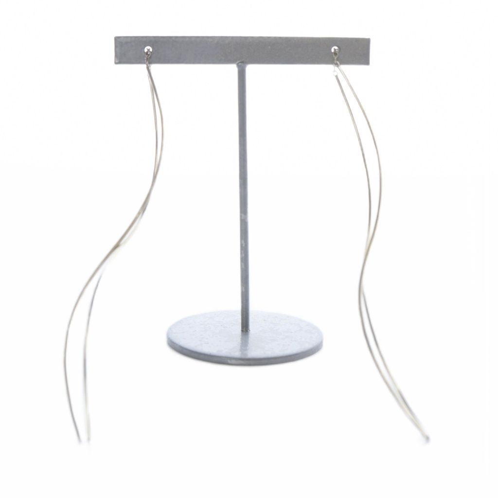 シェイスビー SHAESBY K18 スレッドスルー ピアス ホワイト