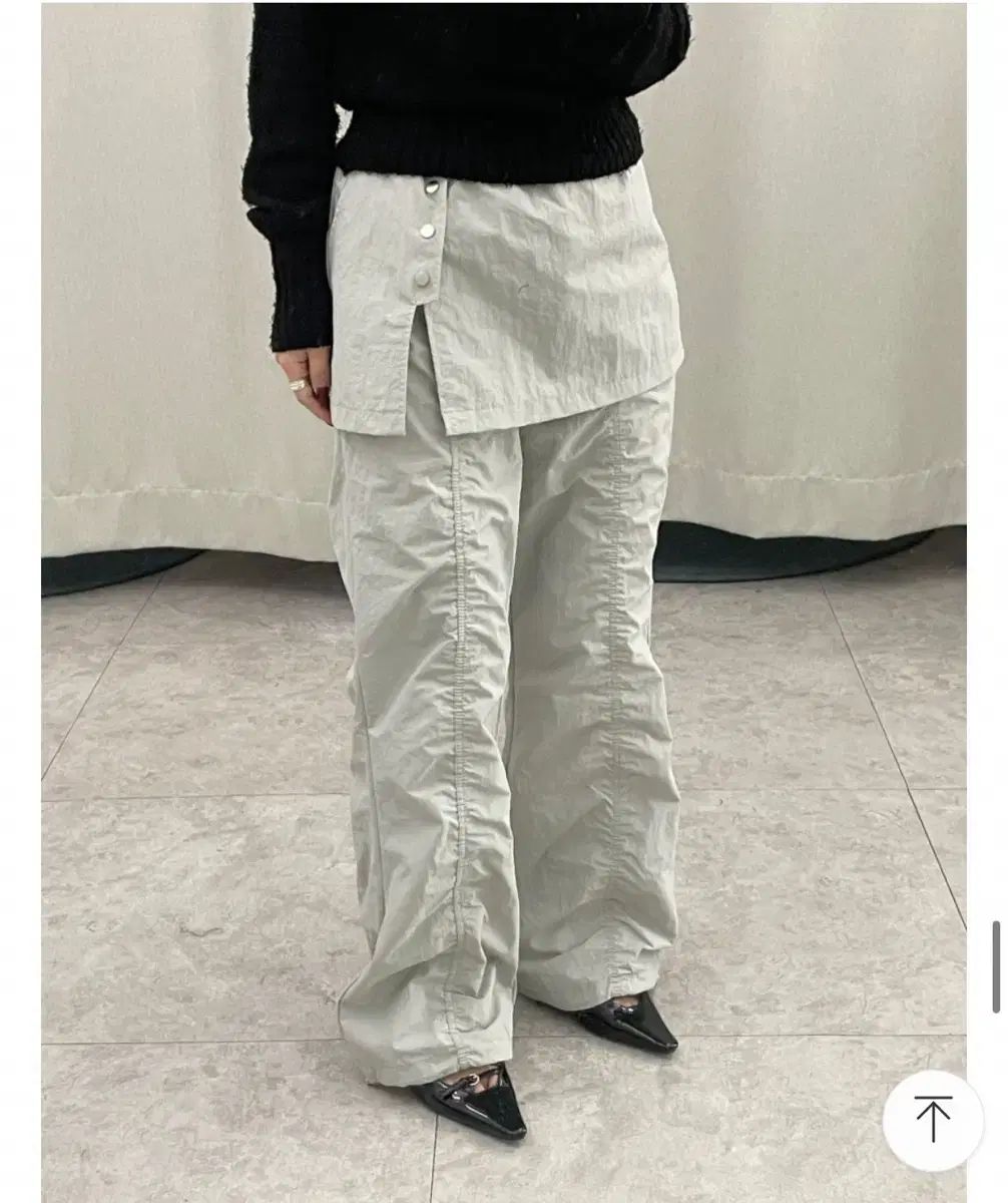 ナイロン レイヤード パンツ
