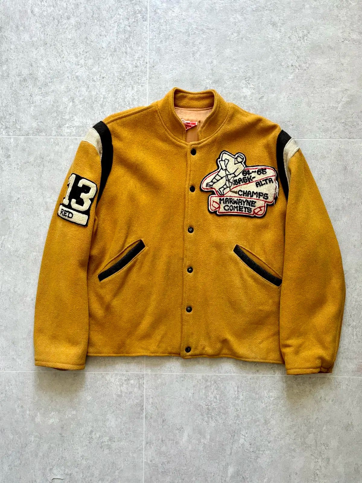 東洋エンタープライズ シュガーケーン 日本地図刺繍 スカジャン 黒/金