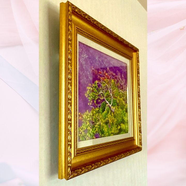デイゴの花 油絵額縁付き デイゴの花 油絵額縁付き デイゴの花 油絵額縁付き デイゴの花 油絵