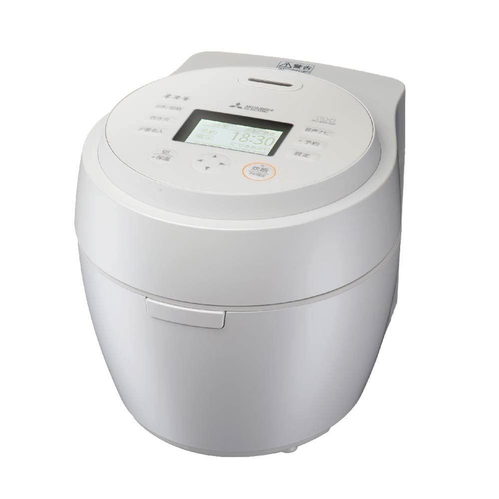 三菱炊飯器 NJ-VEB10-W Amazon.co.jp: NJ-VEB10-W(月白) 備長炭 炭炊釜 ジャー炊飯器