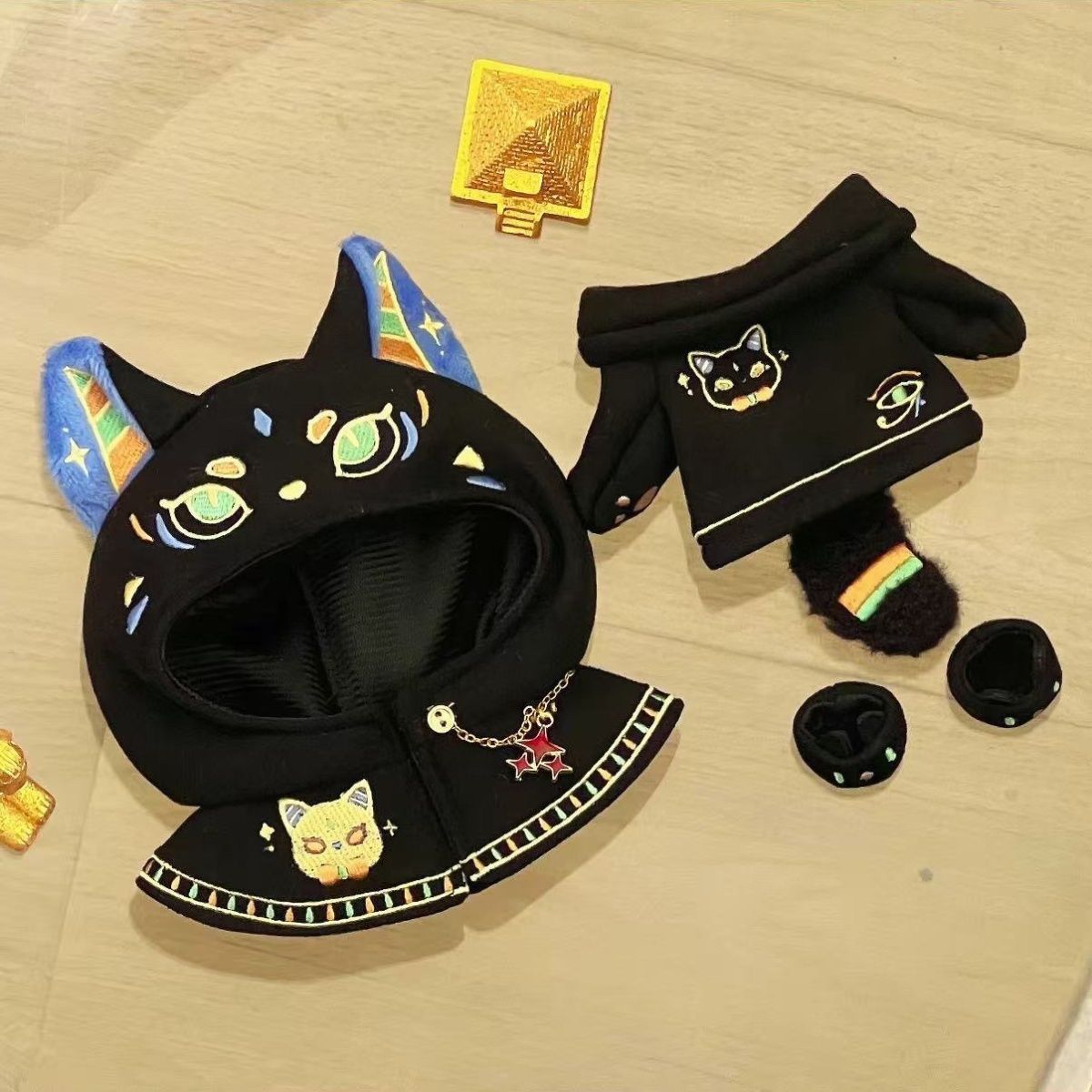 注文割引 ぬい服 ちびぐるみ 着せ替え 猫服シリーズ 古代エジプト 10~12cm 着せ替え服・アウトフィット