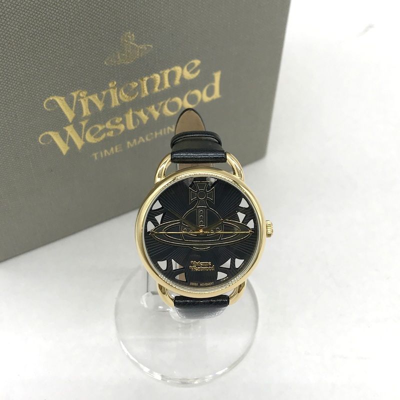 Vivienne Westwood 腕時計 VV163BKBK ウォッチ 時計 アナログ クオーツ シンプル ヴィヴィアンウエストウッド 服飾小物 B13694◆