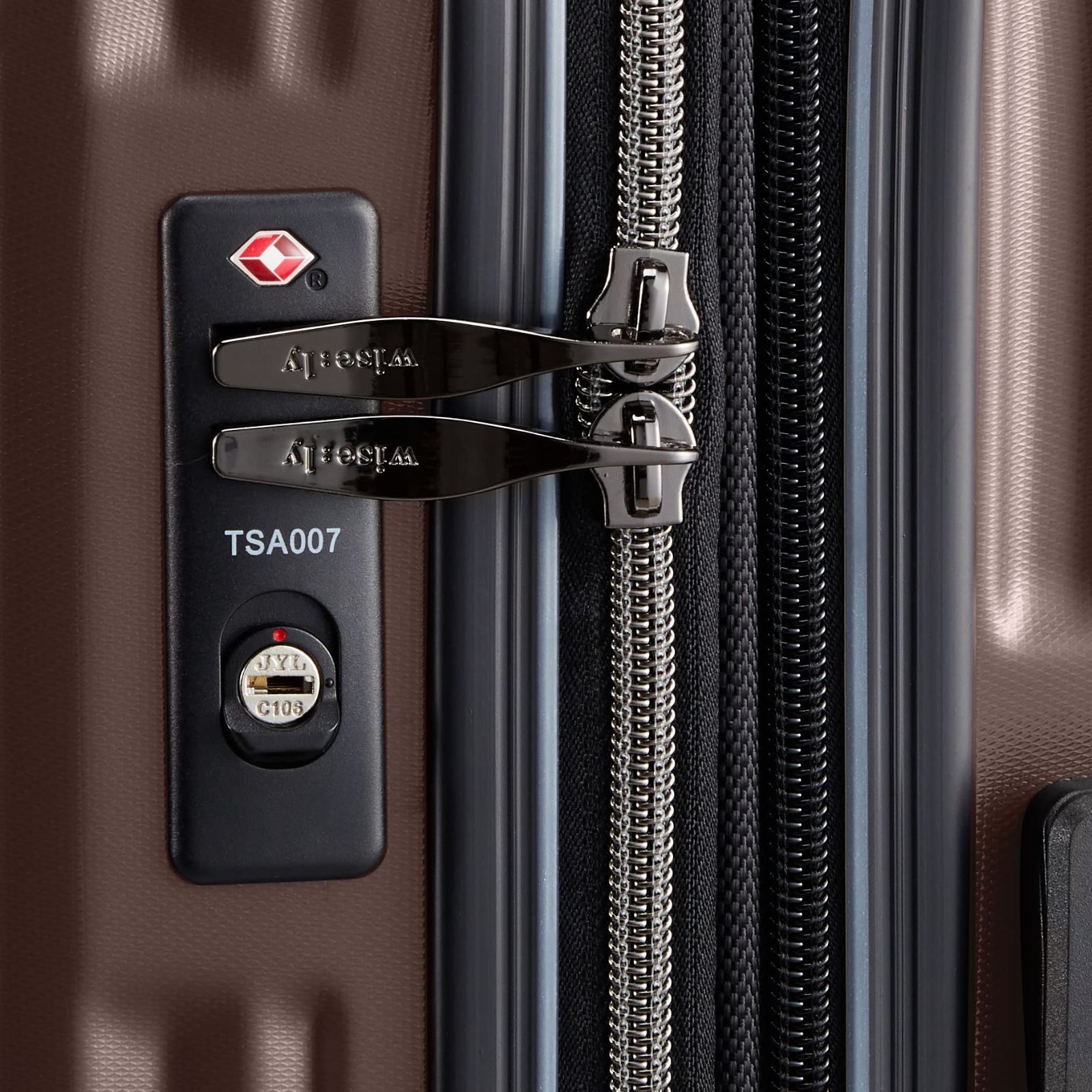 在庫処分】[ワイズリー] スーツケース 超軽量 ショック吸収・ストッパー機能双輪キャスター 抗菌防臭 TSAロック 機内持ち込み マチ拡張 約37～ 41L メルカリShops