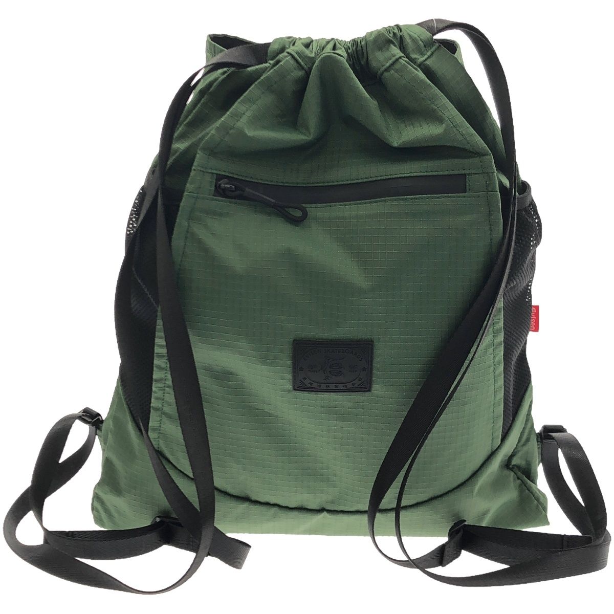 Evisen skateboards エビセン スケートボード 23SS EASY KNAPSACK 2.0 リップストップナップサック カーキ F  - メルカリ