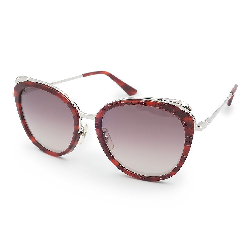 カルティエ パンテール アジアンフィット サングラス メガネ 眼鏡 アイウェア プラスチック メタル レッド シルバー金具 CT0150SA Cartier ♥ 展示品