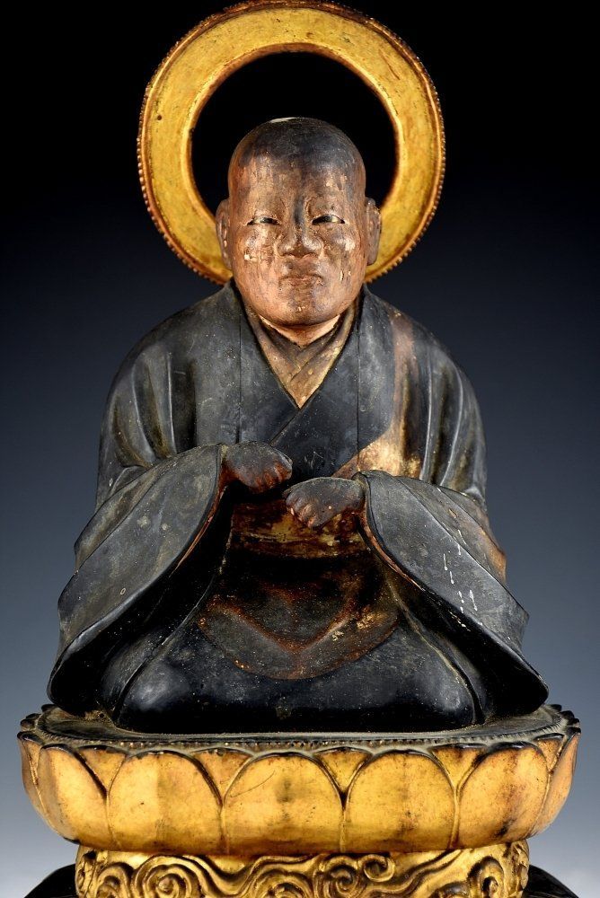 古民藝 笹野一刀彫 大黒様 江戸時代 山形米沢地方 蔵A2407c古民藝